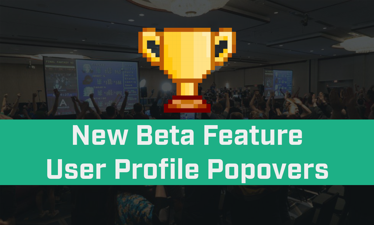 User Profile Popover - New Supporter Beta Feature